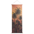 Extra Tall Palm Trees Wall Hanging Canvas Print