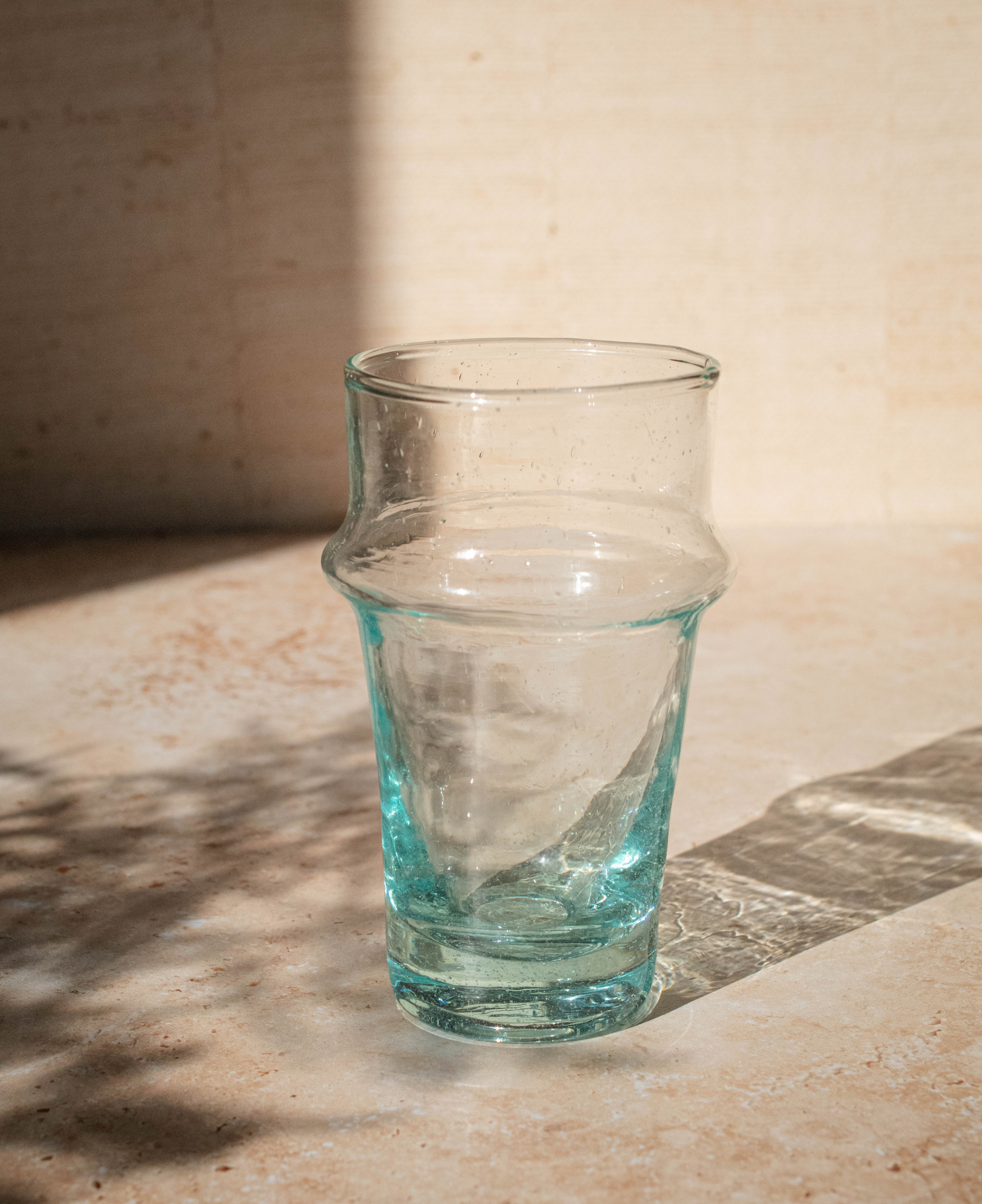 Moroccan Beldi Glassware - Clear