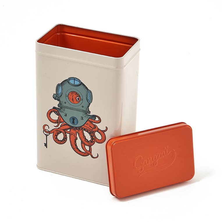 Rectangular tin box Scaphopoulp