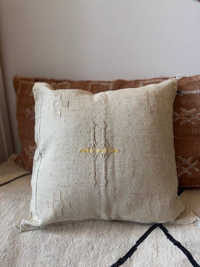 Cactus Silk (kaktusfiber) Sabra kuddfodral – Off white