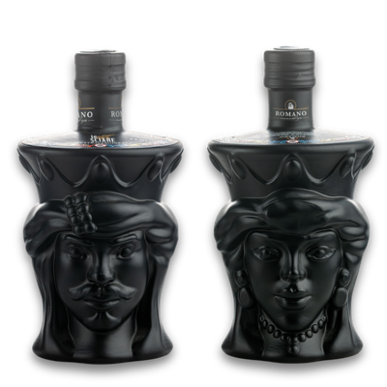 Testa di Moro - Extra  virgin olive oil - Sicilia IGP - 500 ml - Matte black