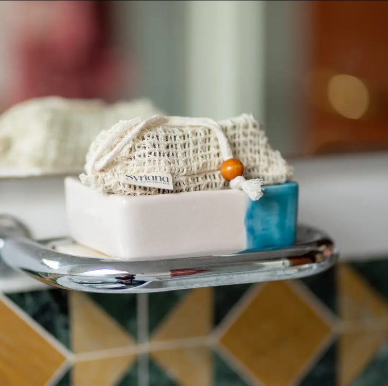 Sisal exfoliating soap-saver bag