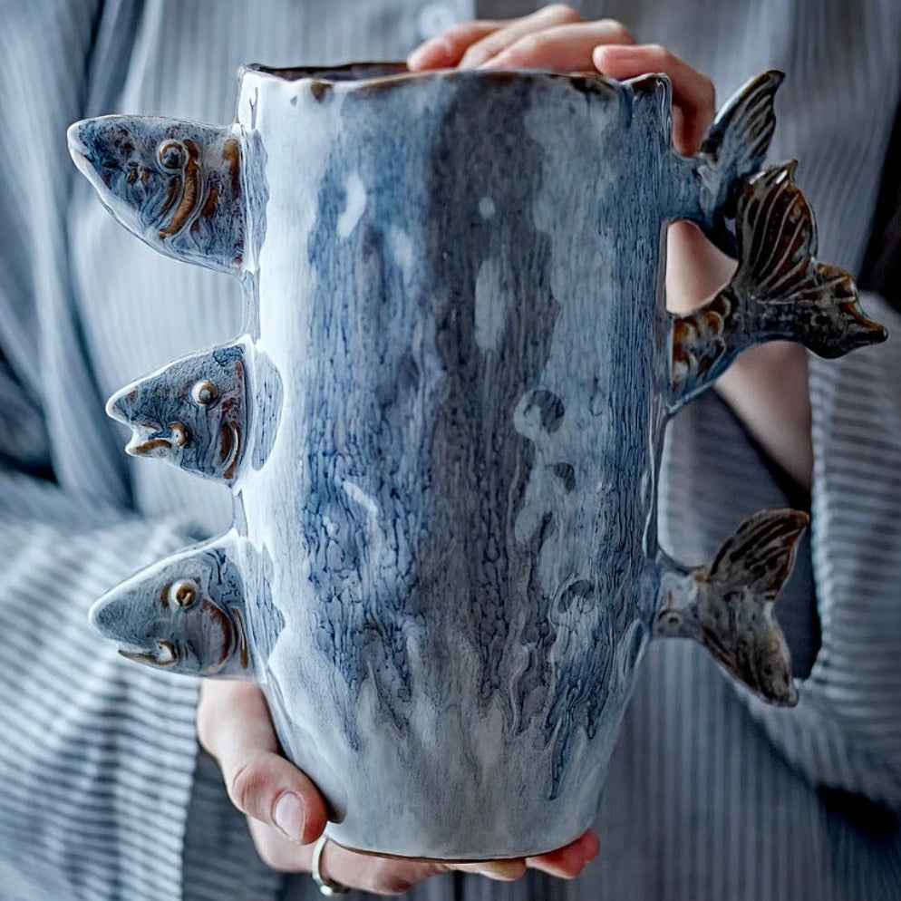 Tace vase - three fish