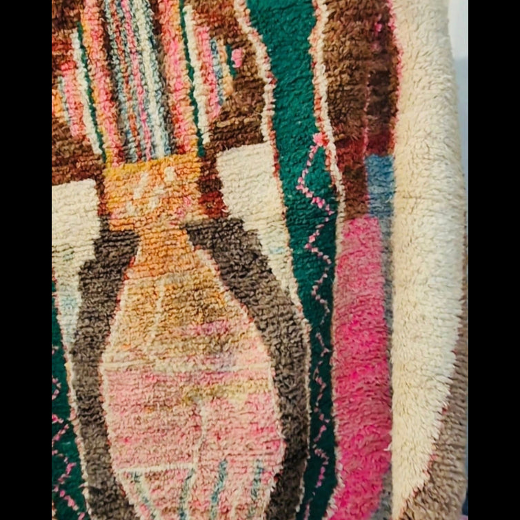 Vintage Moroccan - Mid Atlas hand-knotted moroccan rug wool 195x280 cm
