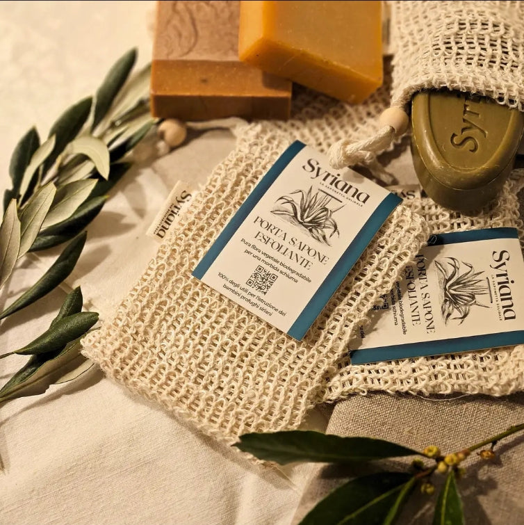 Sisal exfoliating soap-saver bag