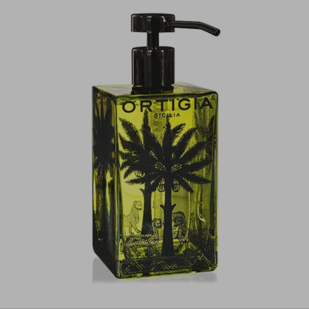 Ortigia Sicilia glass bottle dispenser - for 275 ml