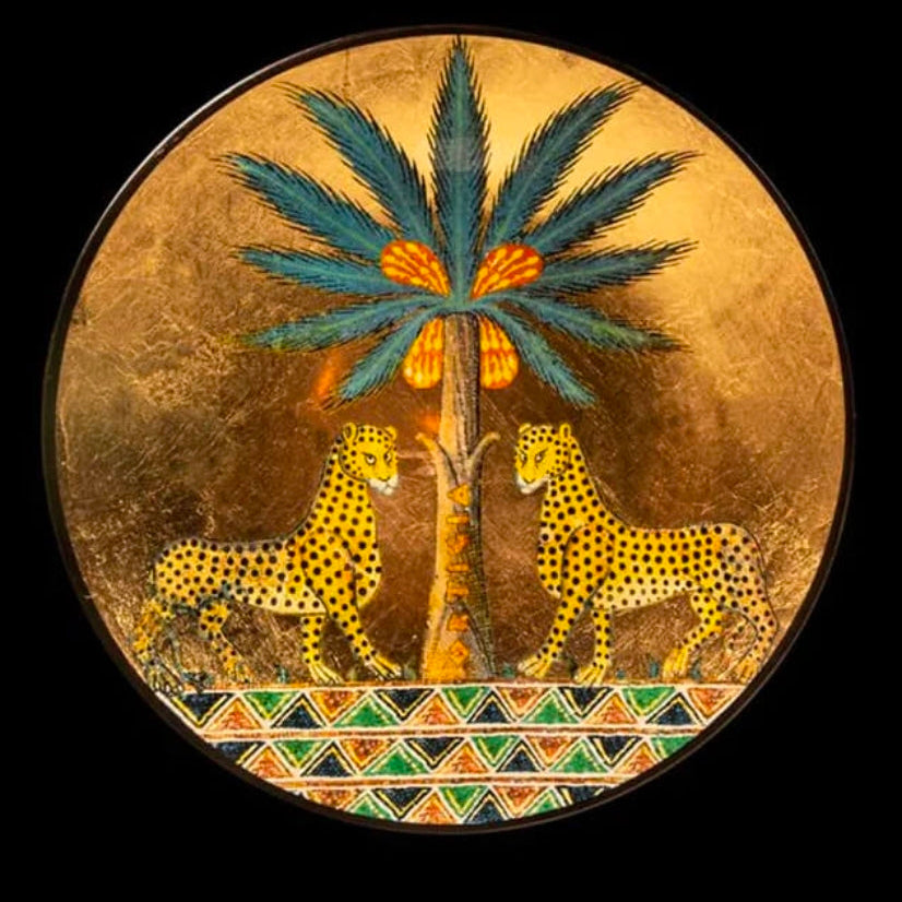 Glass Plate Zagara round 24 cm