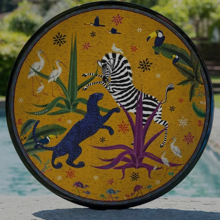 Tray Jungle Sahara Yellow (40x40cm)