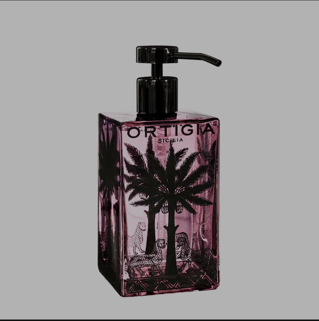 Ortigia Sicilia glass bottle dispenser - for 275 ml